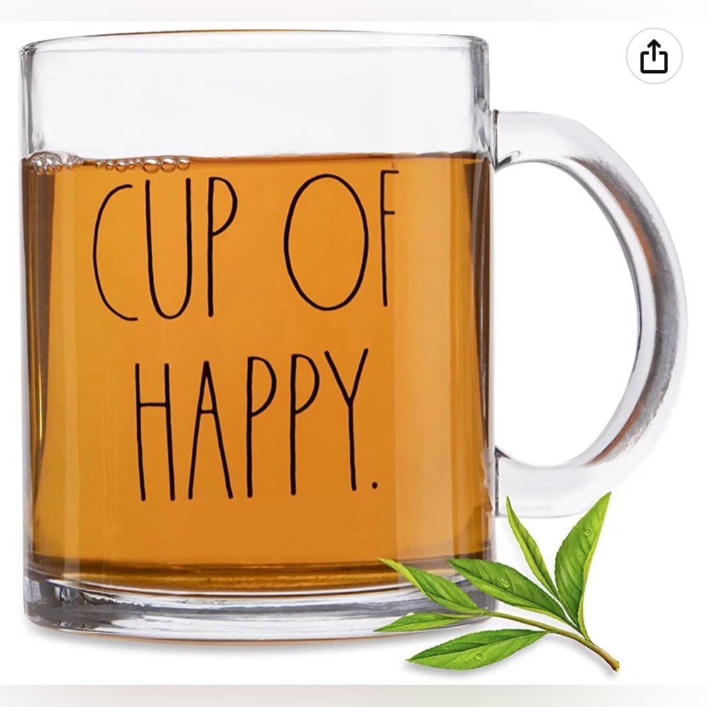 Rae dunn glass mug - Picture 1 of 2